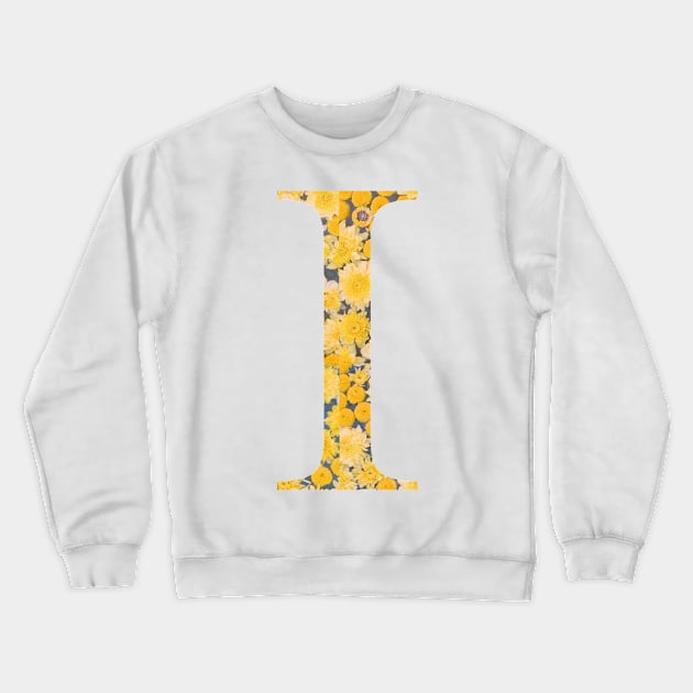 Iota Sorority Sunflower Sticker Crewneck Sweatshirt by aterkaderk